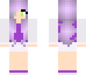 violet hair skin basic