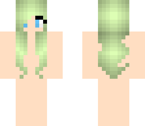green hair skin base