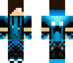 herobrine creeper blue