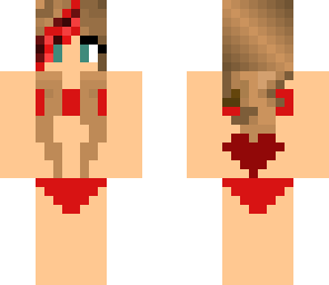 bikini heart girl