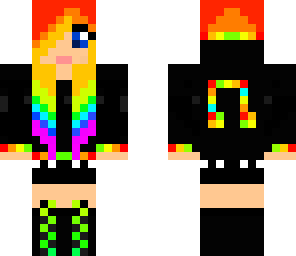 rainbow girl