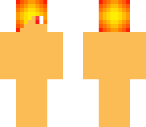flaiming hair base boy