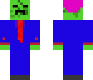 creeper with tux