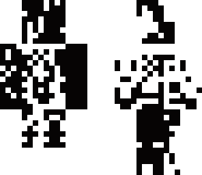 pixels or bar code