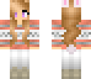 winter bunny girl