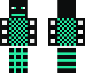 green-black robot