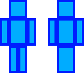 blue man