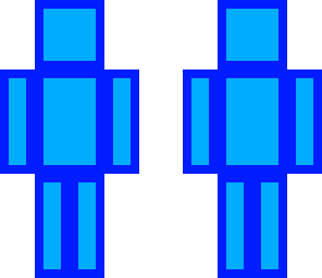blue man