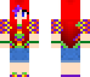 colorful girl