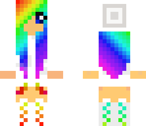 super cute rainbow girl