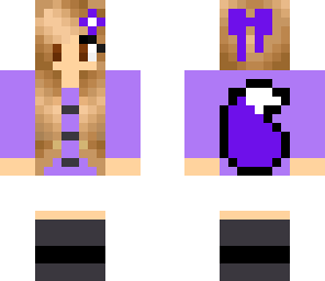 purple wolf girl