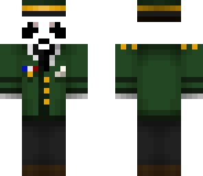 army officer panda
