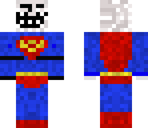 troll face super man