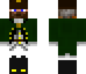 queen's ranger officer with beard