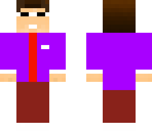 guy in a purple suit