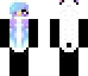 girl in a panda suit