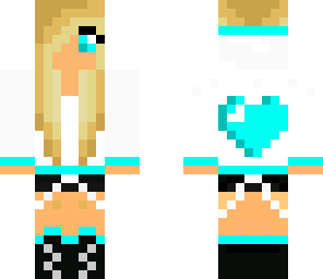 cute blue girl