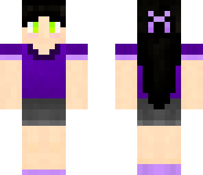 black-haired girl
