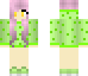 green hoodie girl
