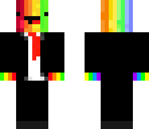 derp rainbow in a suit