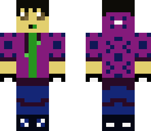 purple jacket boy