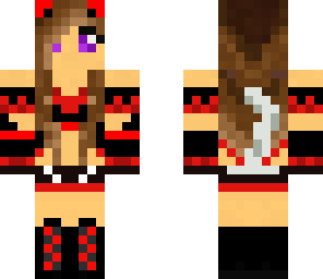 red cat girl