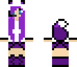 purple gamer wolf girl thing ftw