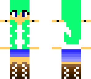 green hair cowgirl