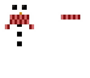 snowman with scarf