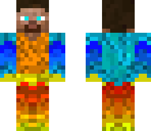 this skin is on fire and ice