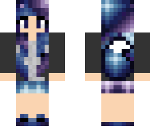 galaxy wolf girl