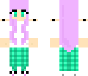 pj purple hair girl