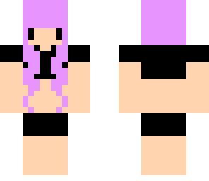 pink hair moustash