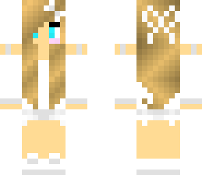 white and silver cute girl