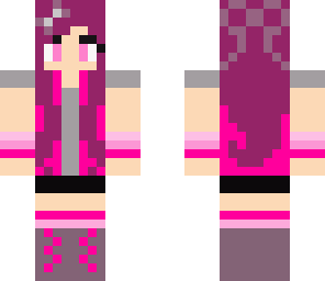 pink vest girl