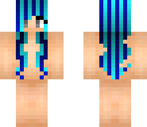 blue highlighted hair base