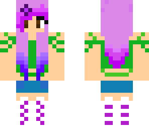 cute purple girl