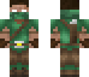 green herobrine archer