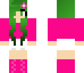 pink flower girl