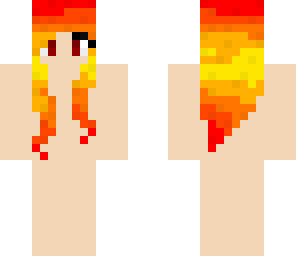 fire hair girl base
