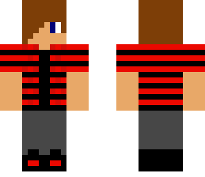 guy with red striped shirt