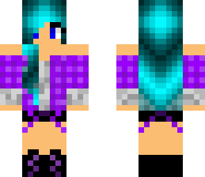 edited cool hair girl