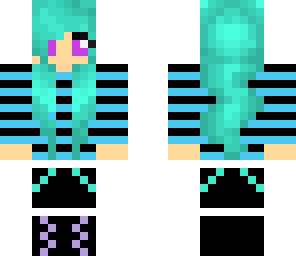 blue girl