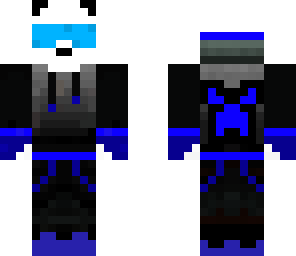 cool panda blue