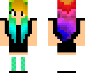 rainbow head