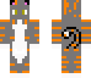 orange and grey cat