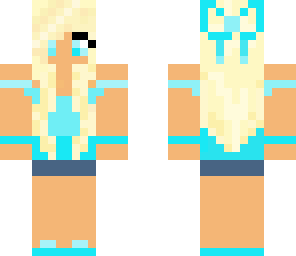 cute blue girl