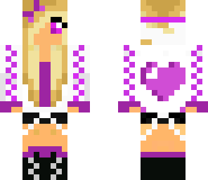 cool purple girl