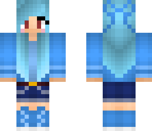 cute blue girl
