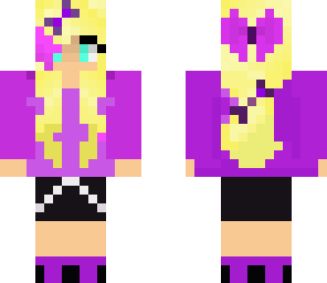 cool purple girl